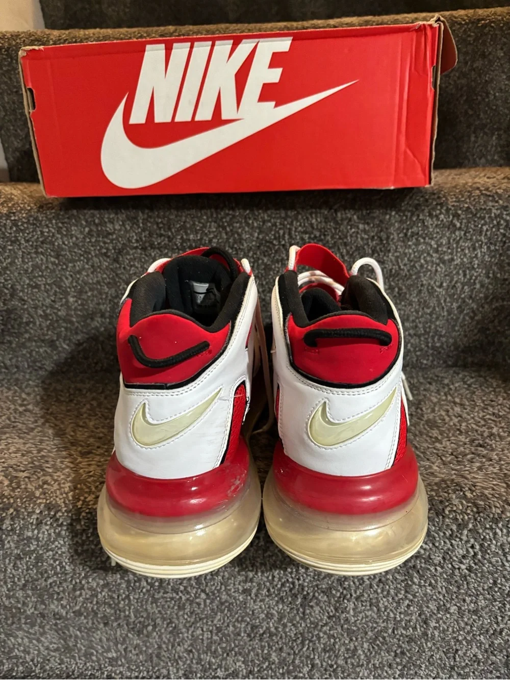 Nike Air More Uptempo 720 Red Size 13 Pippens authentic